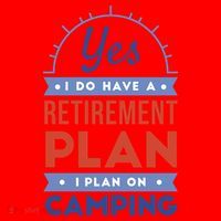 Yes I Do Have A Retirement Plan I Plan On Camping Santa Hat thumb 1