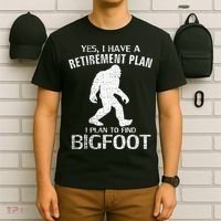Yes I Do Have A Retirement Plan Bigfoot Funny Animal T-Shirt thumb 6