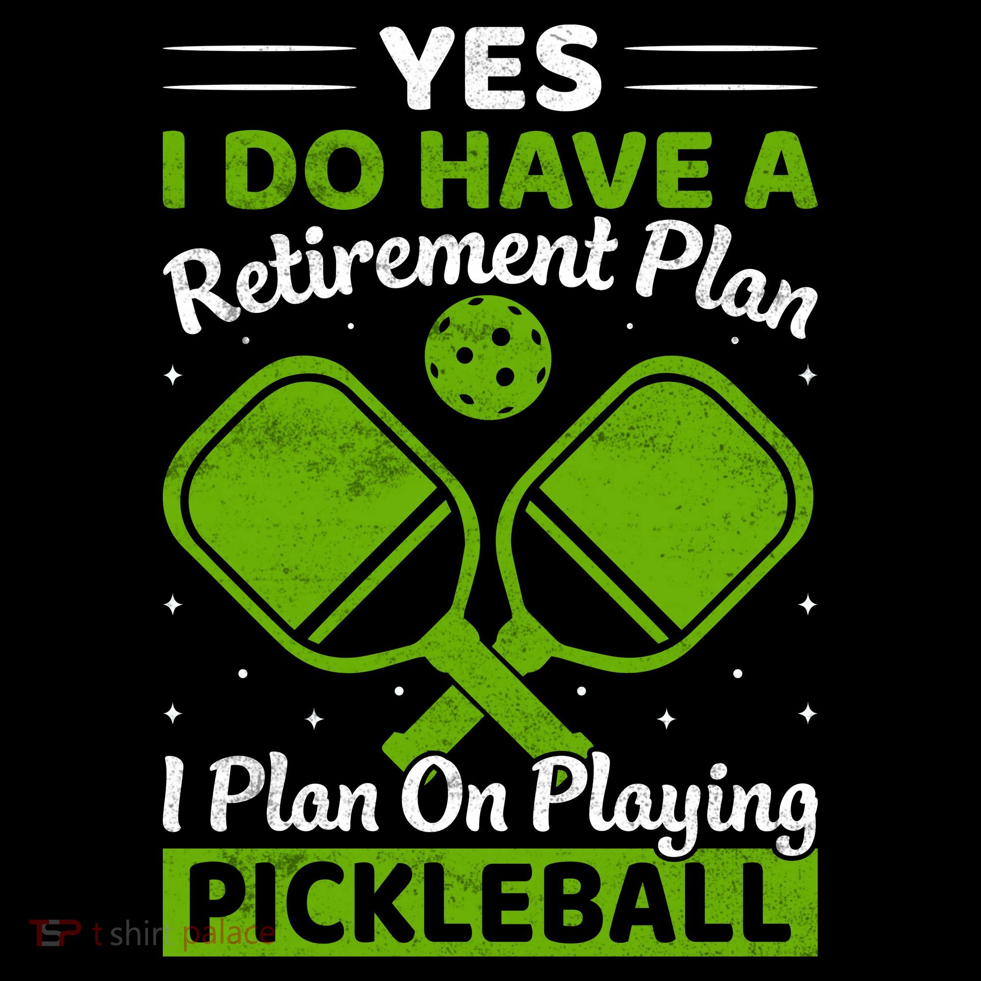Yes I Do Have A Retirement Plan Pickleball Paddle Coffee Mug