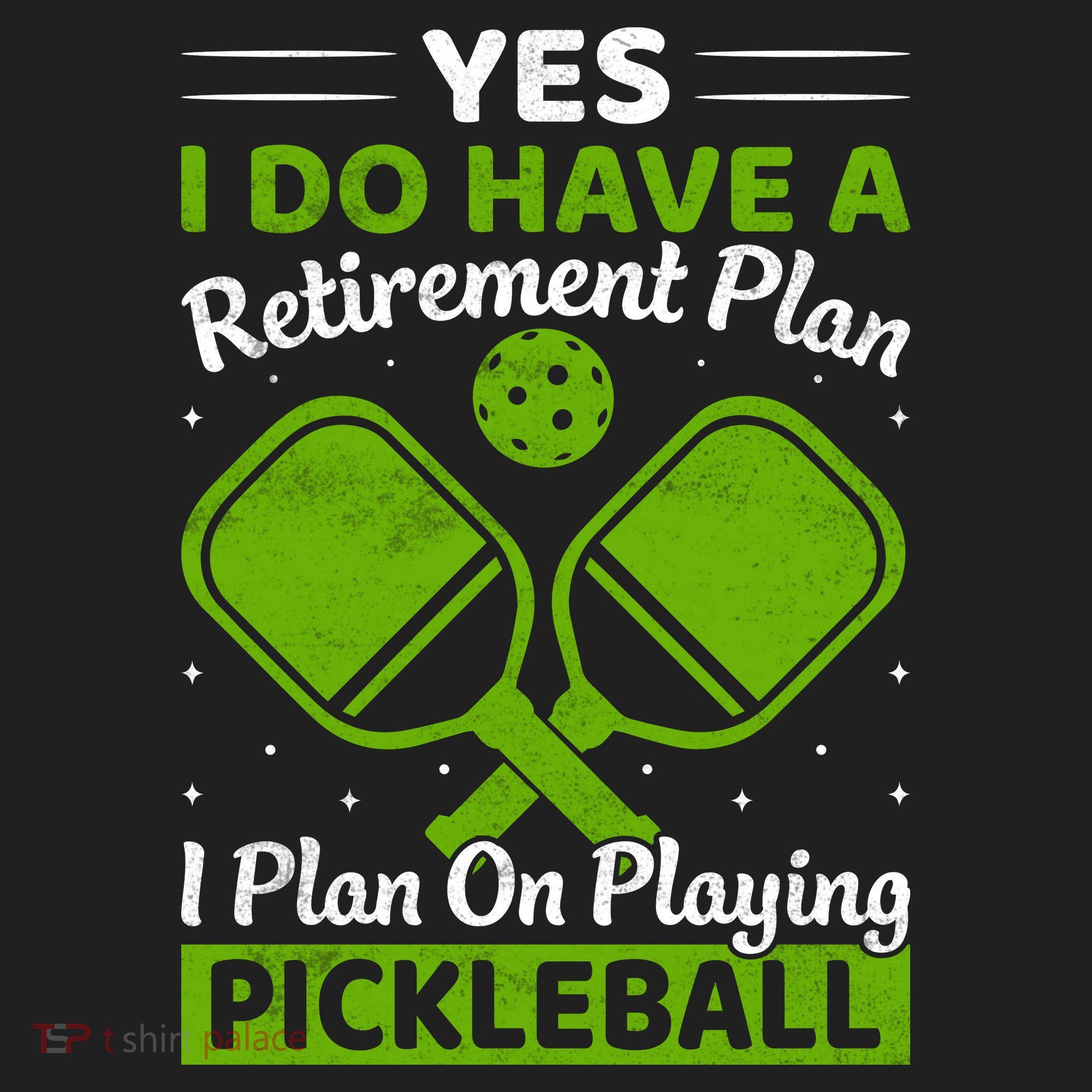 Yes I Do Have A Retirement Plan Pickleball Paddle Hat