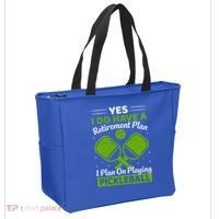 Yes I Do Have A Retirement Plan Pickleball Paddle Tote Bag thumb 2