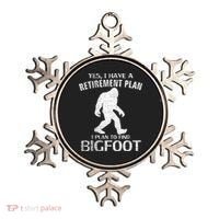 Yes I Do Have A Retirement Plan Bigfoot Funny Ornament thumb 0