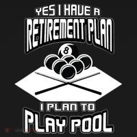Yes I Have A Retirement Plan Pool Player Gift Billiard Women's Hoodie thumb 2
