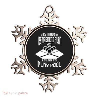 Yes I Have A Retirement Plan Pool Player Gift Billiard Ornament