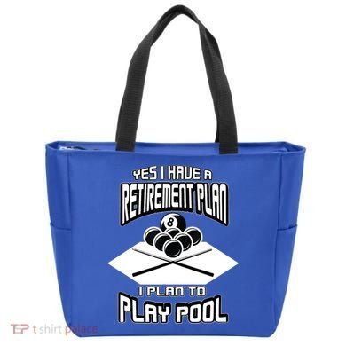 Yes I Have A Retirement Plan Pool Player Gift Billiard Tote Bag