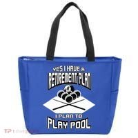 Yes I Have A Retirement Plan Pool Player Gift Billiard Tote Bag thumb 0