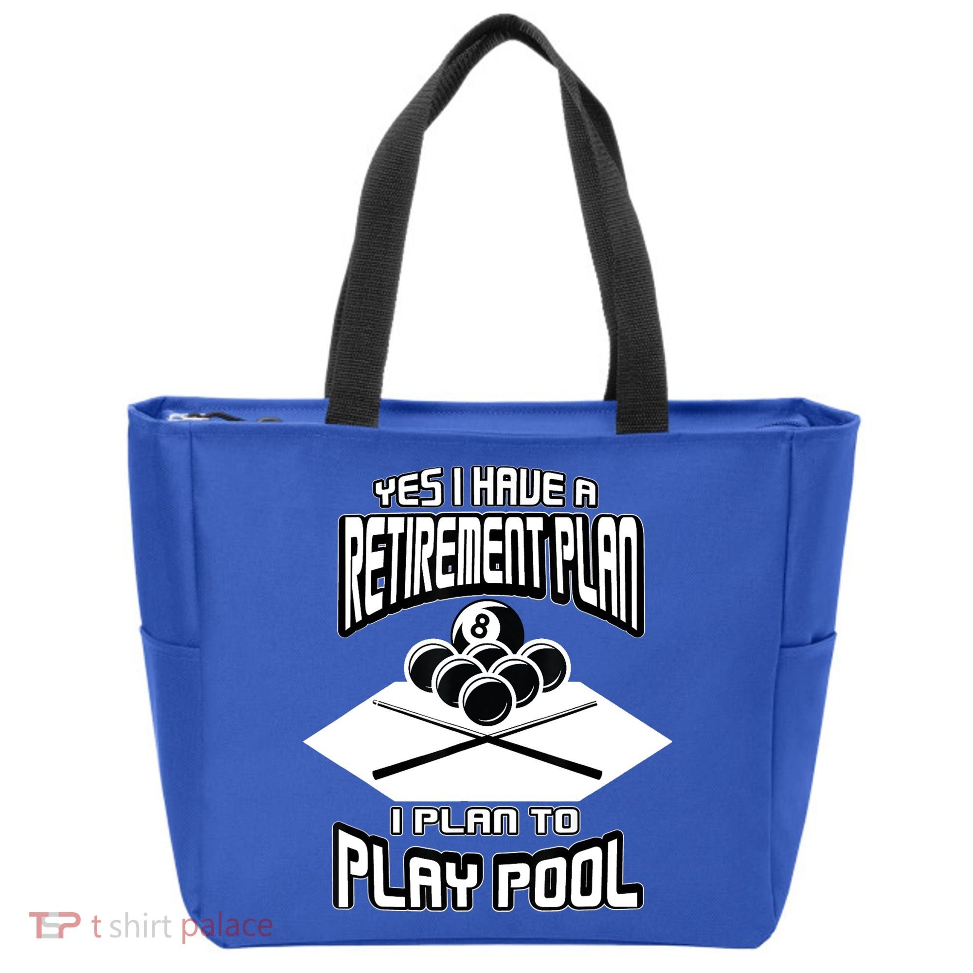 Yes I Have A Retirement Plan Pool Player Gift Billiard Tote Bag