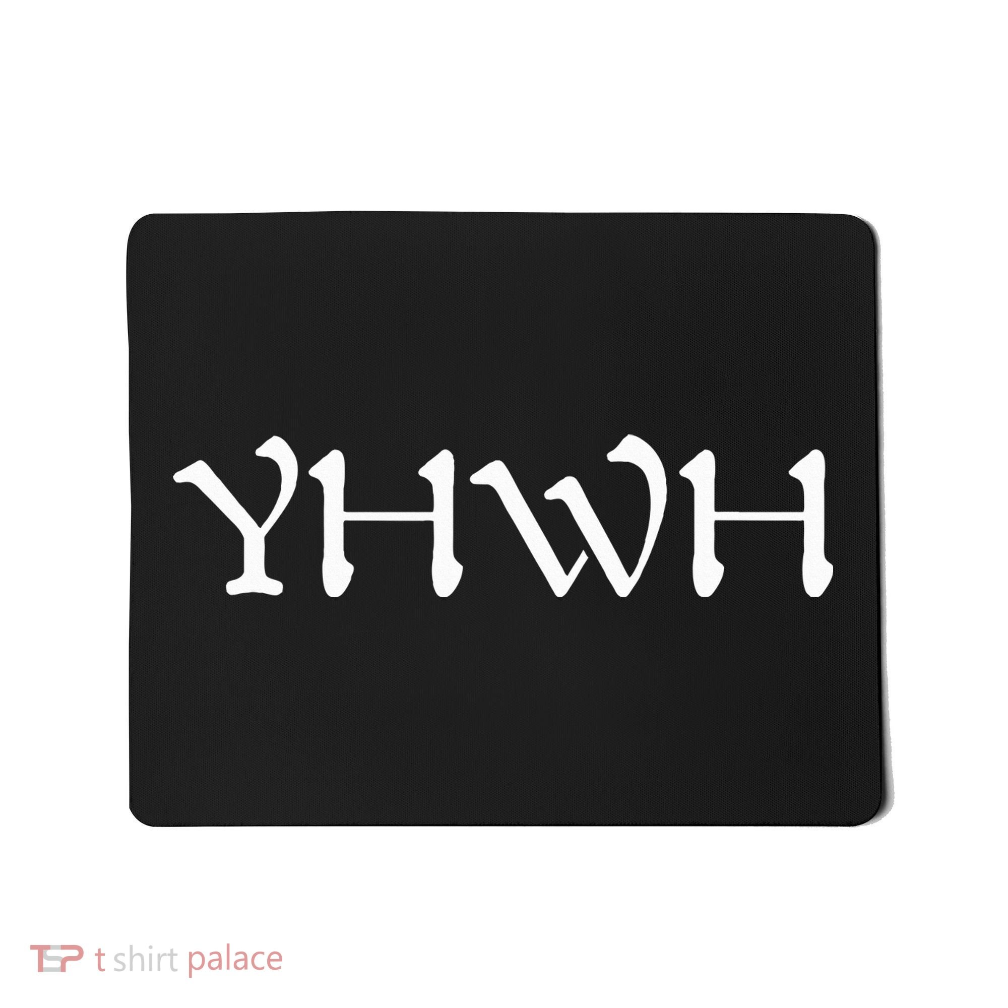 Yhwh In Hebrew Meaning Tetragrammaton God Yahweh Faith Based Mousepad