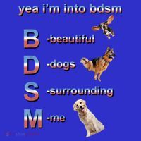 Yea I'm Into Bdsm (Beautiful Dogs Surrounding Me) Polo thumb 2