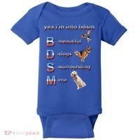 Yea I'm Into Bdsm (Beautiful Dogs Surrounding Me) Baby Bodysuit thumb 0
