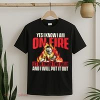 Yes I Know I Am On Fire Welder Welding Weld Iron Worker T-Shirt thumb 2