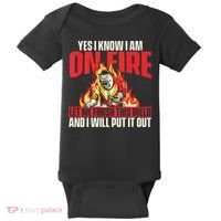 Yes I Know I Am On Fire Welder Welding Weld Iron Worker Baby Bodysuit thumb 0