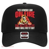 Yes I Know I Am On Fire Welder Welding Weld Iron Worker Hat thumb 0