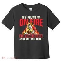 Yes I Know I Am On Fire Welder Welding Weld Iron Worker Toddler T-Shirt thumb 0
