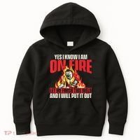 Yes I Know I Am On Fire Welder Welding Weld Iron Worker Kids Hoodie thumb 0