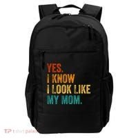 Yes I Know I Look Like My Mom Funny Backpack thumb 0