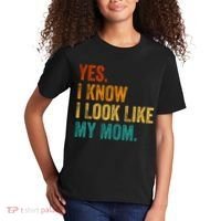 Yes I Know I Look Like My Mom Funny Kids T-Shirt thumb 2
