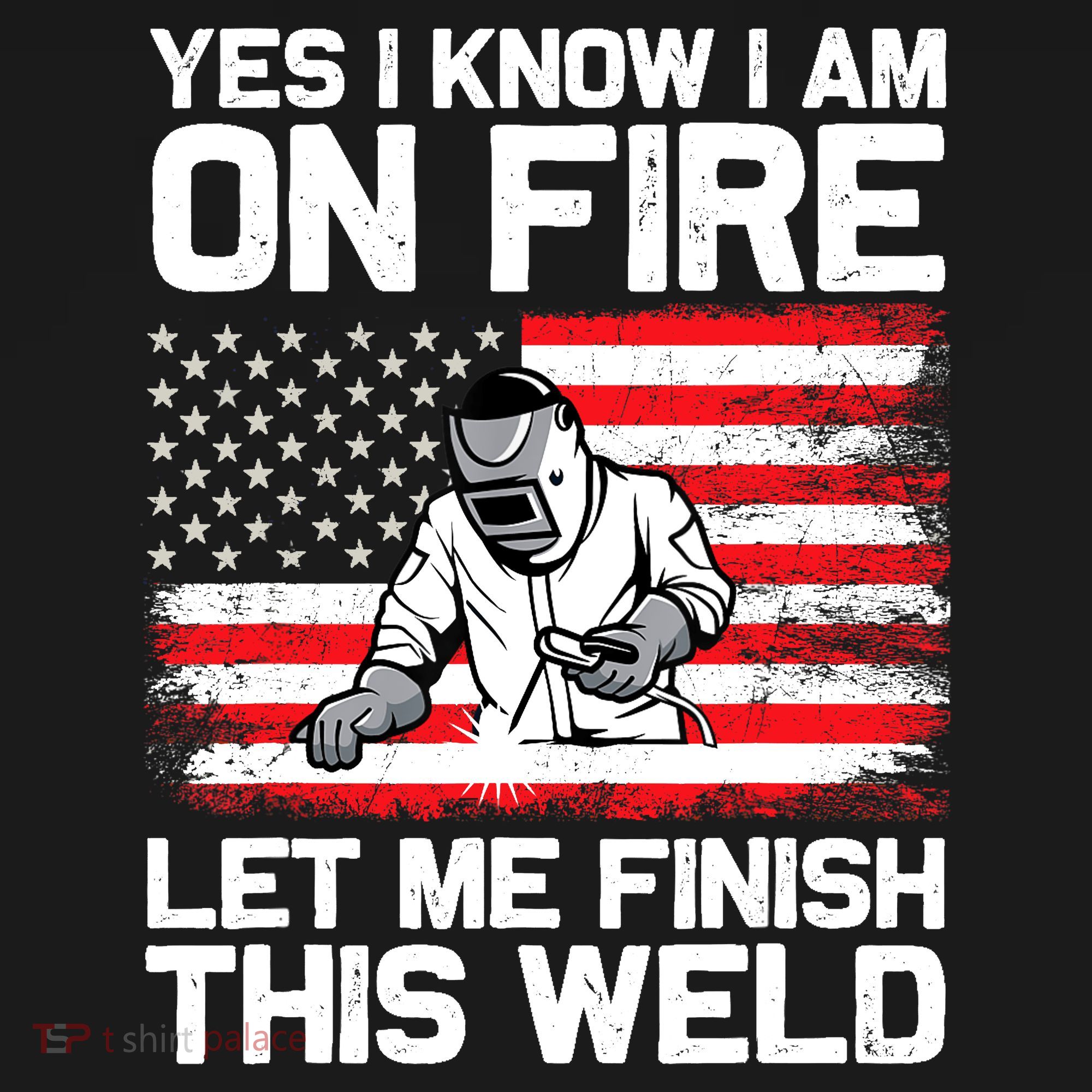 Yes I Know Im On Fire Let Me Finish This Weld Backpack