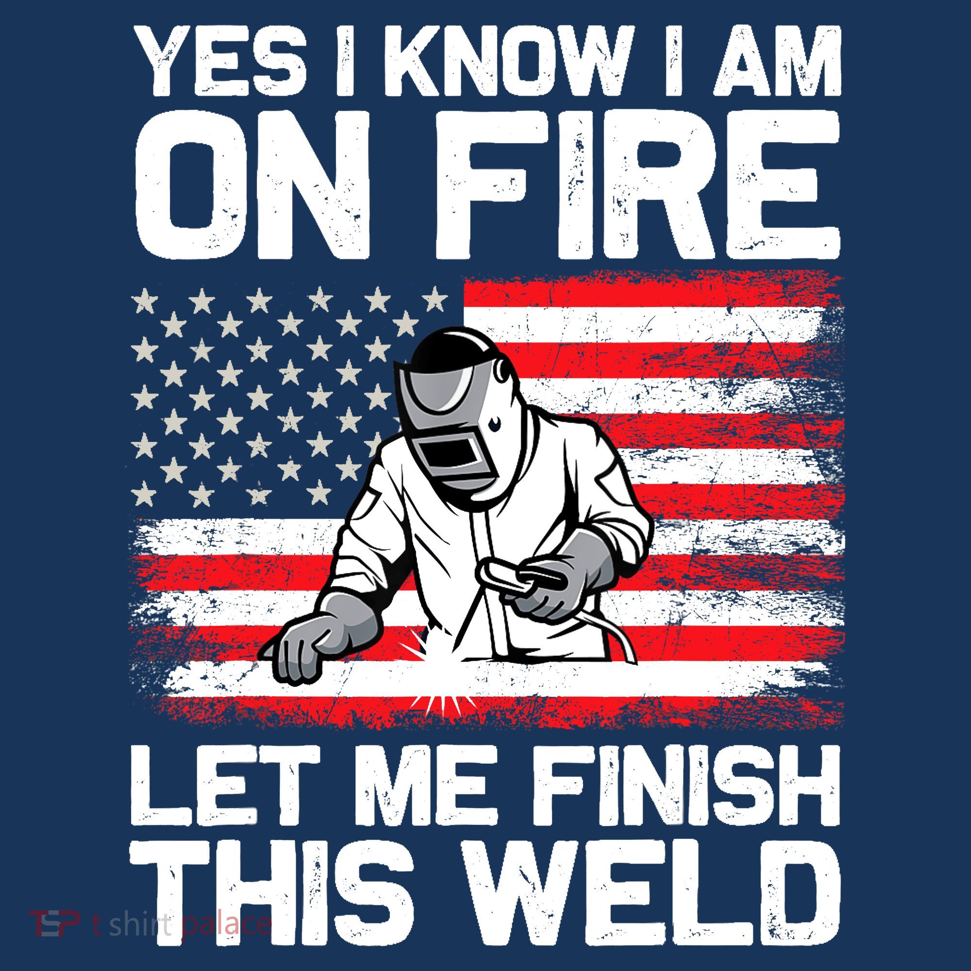 Yes I Know Im On Fire Let Me Finish This Weld Kids Hoodie