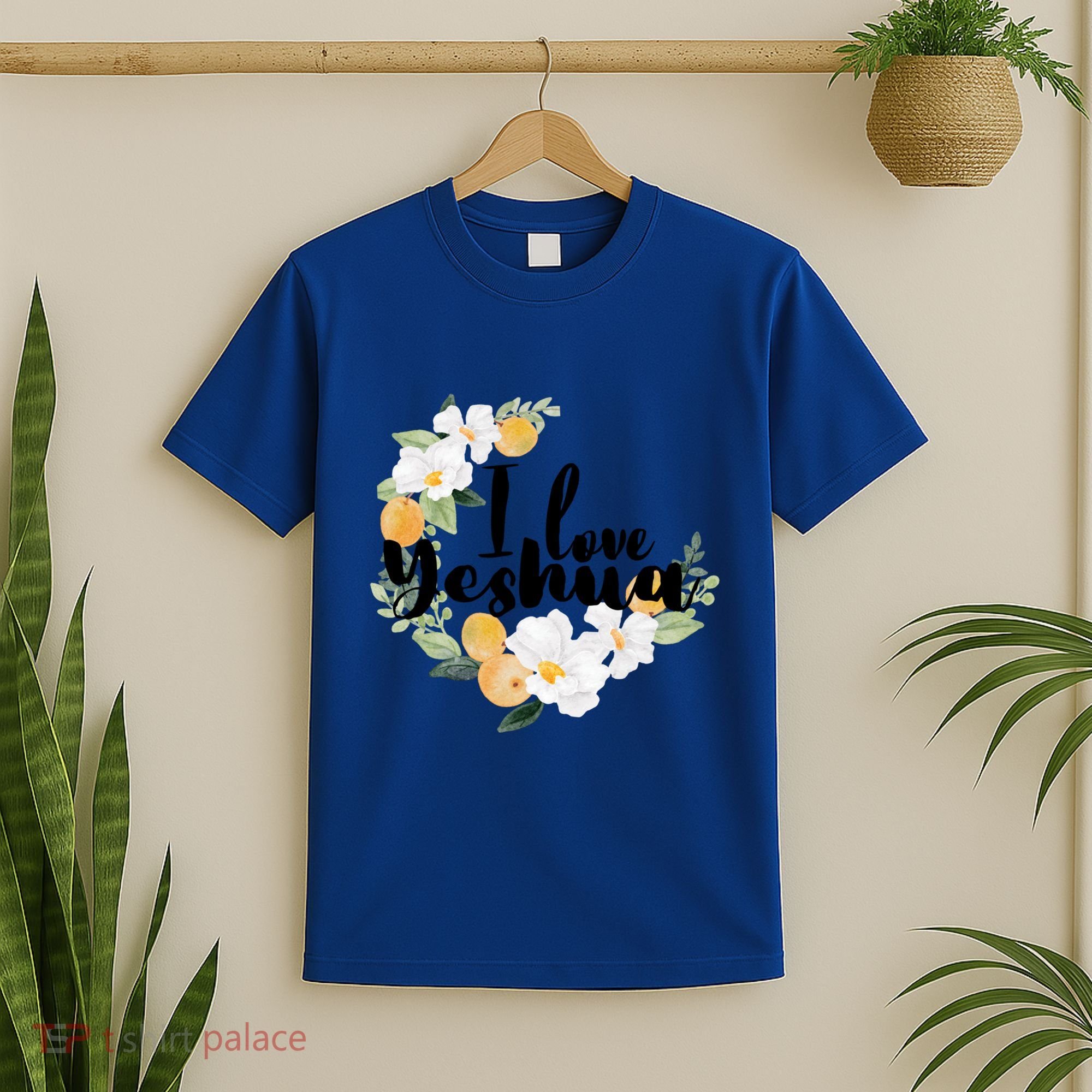 Yeshua I Love Yeshua Hebrew Roots Jesus Christian Messianic Funny Gift T-Shirt