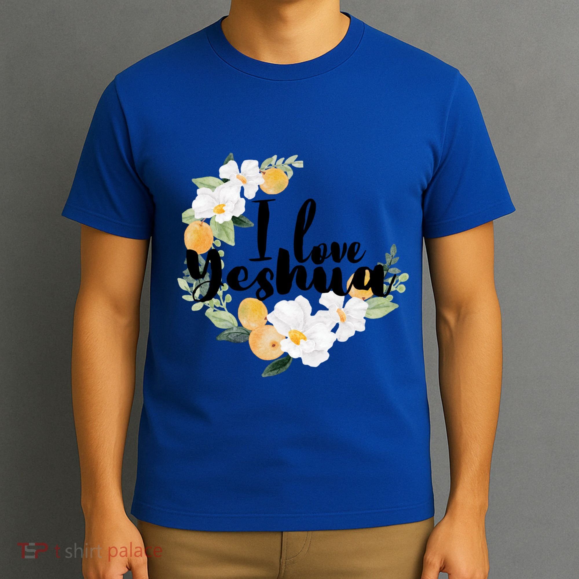 Yeshua I Love Yeshua Hebrew Roots Jesus Christian Messianic Funny Gift T-Shirt