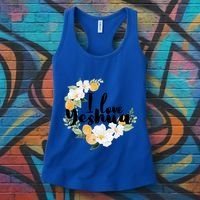Yeshua I Love Yeshua Hebrew Roots Jesus Christian Messianic Funny Gift Women's Tank Top thumb 3