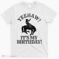 Yeehaw Its My Birthday Cowboy Western Rodeo Party T-Shirt thumb 0
