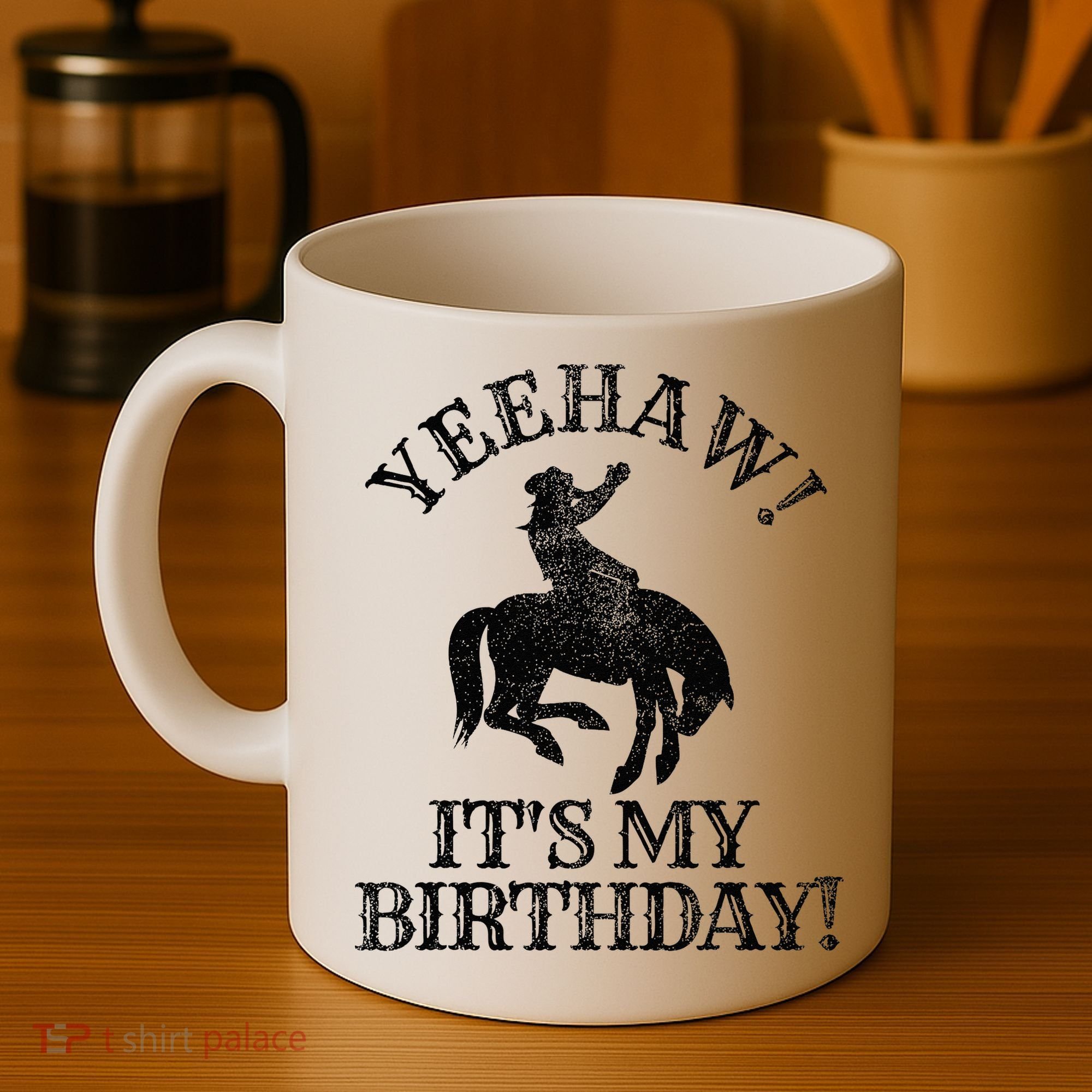 Yeehaw Its My Birthday Cowboy Western Rodeo Party Coffee Mug