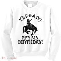 Yeehaw Its My Birthday Cowboy Western Rodeo Party Kids Sweatshirt thumb 0