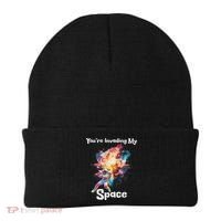 You're Invading My Space Astronaut Galaxy Personal Space Beanie thumb 0