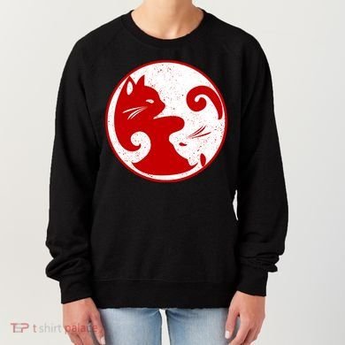 Yin Yang Cat Women's Sweatshirt