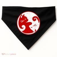 Yin Yang Cat USA-Made Doggie Bandana thumb 0