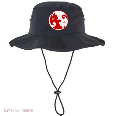 Yin Yang Cat Bucket Hat