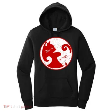 Yin Yang Cat Women's Hoodie