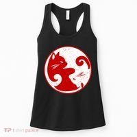 Yin Yang Cat Women's Tank Top thumb 0