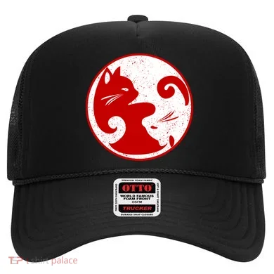 Yin Yang Cat Hat