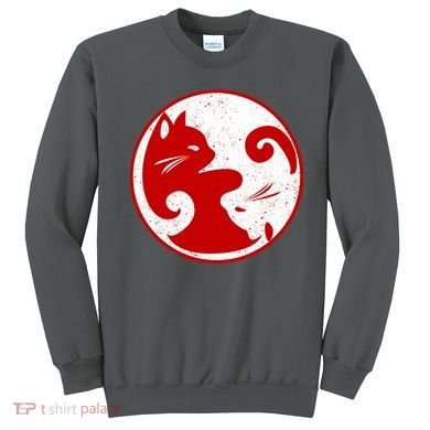 Yin Yang Cat Sweatshirt