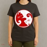 Yin Yang Cat T-Shirt thumb 4