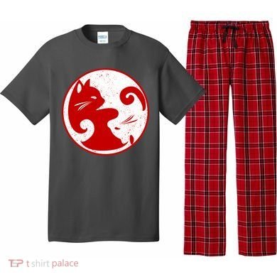 Yin Yang Cat Pajama Set