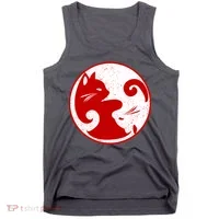 Yin Yang Cat Tank Top thumb 0