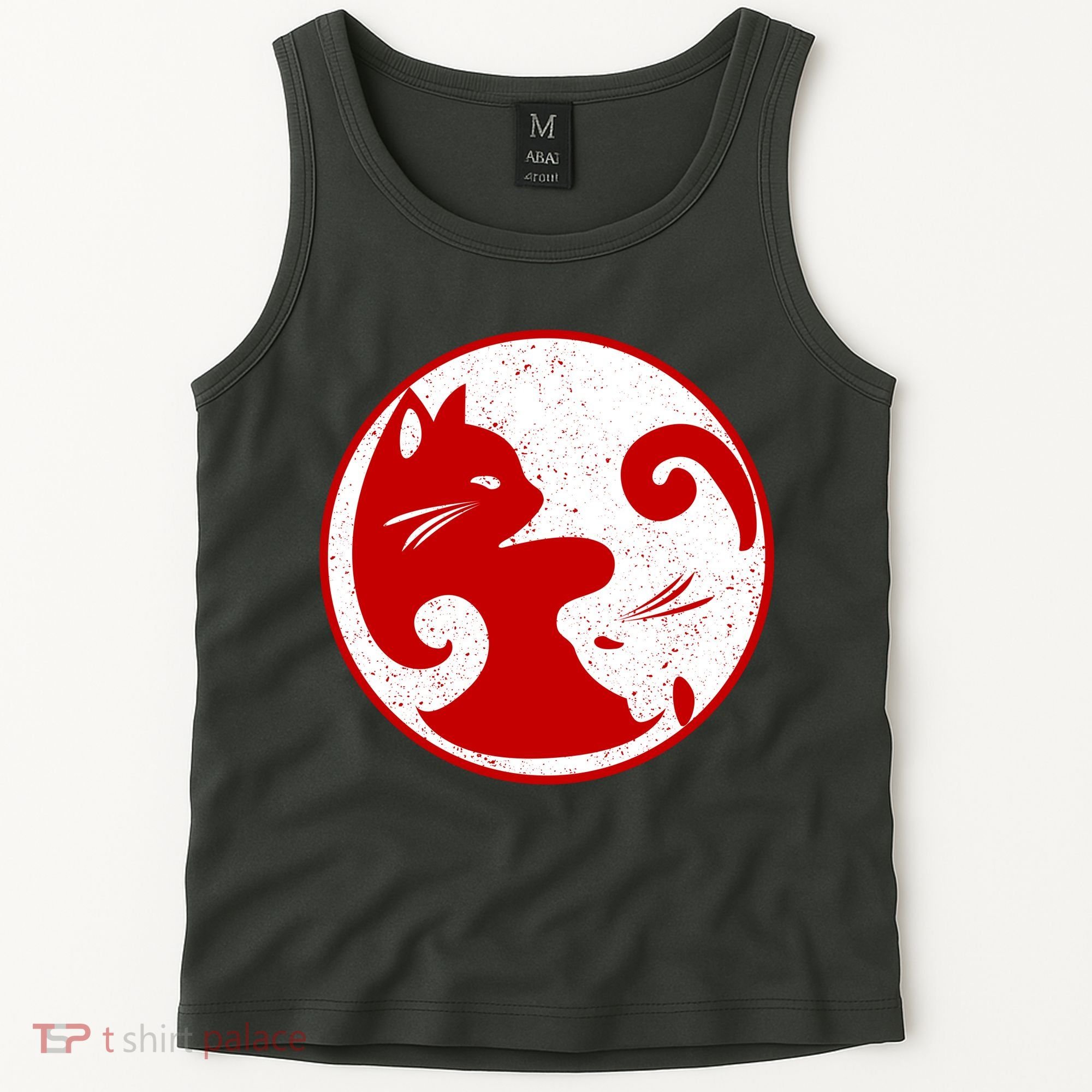 Yin Yang Cat Tank Top