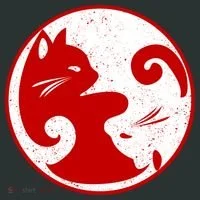 Yin Yang Cat Tank Top thumb 6