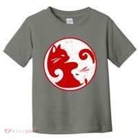 Yin Yang Cat Toddler T-Shirt thumb 0
