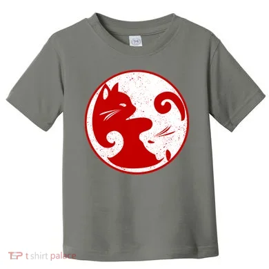 Yin Yang Cat Toddler T-Shirt