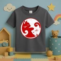Yin Yang Cat Toddler T-Shirt thumb 3
