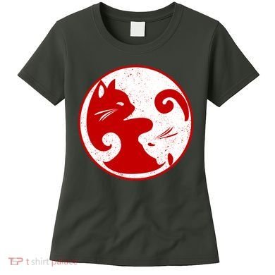 Yin Yang Cat Women's T-Shirt