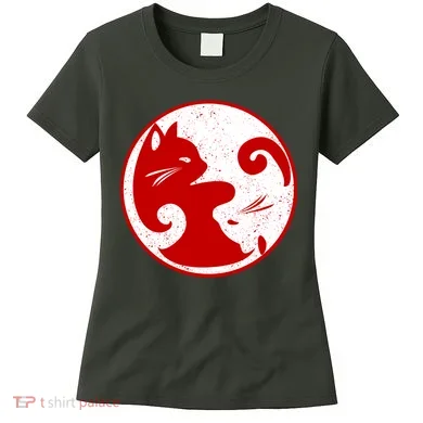 Yin Yang Cat Women's T-Shirt
