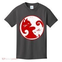 Yin Yang Cat Kids T-Shirt thumb 0