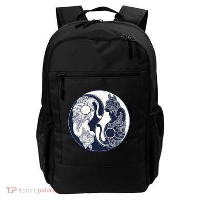 Yin Yang Cat Logo Backpack