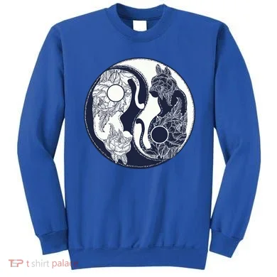 Yin Yang Cat Logo Sweatshirt